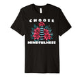 Choose Mindfulness Poinsettia Flowers Yoga T-Shirt - Graphic Print Unisex - T-Shirt, Sweatshirt, Hoodie