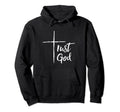 Xalted Trust God Adults Black Small Hoodie - Custom Art Print Men Women - T-Shirt, Sweatshirt, Hoodie