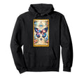 Antisocial Butterfly Tarot Card Introvert Hoodie - Trendy Graphic Unisex - T-Shirt, Sweatshirt, Hoodie