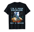 Im Book Dragon Not Worm Funny Dragons T-Shirt - Streetwear Style Men Women - T-Shirt, Sweatshirt, Hoodie