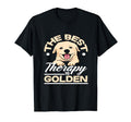 Best Therapy Is Golden Retriever Lover Mom T-Shirt - Graphic Print Unisex - T-Shirt, Sweatshirt, Hoodie