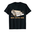 Book Coffee Rain Introvert Bookworm T-Shirt - Unique Graphic Unisex - T-Shirt, Sweatshirt, Hoodie