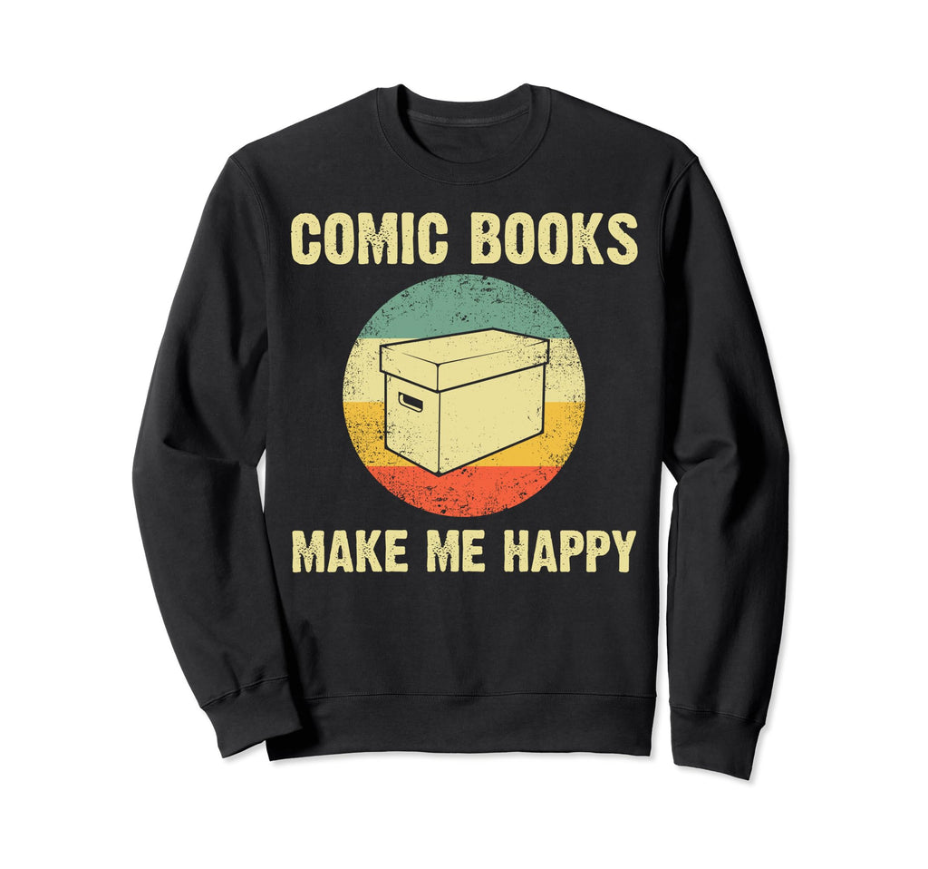 Comic Book Comic Book Lovers Sweatshirt - Custom Art Print for Adults - T-Shirt, Sweatshirt, Hoodie