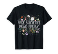 Free Societies Read Freely Bookworm T-Shirt - Minimalist Print Unisex - T-Shirt, Sweatshirt, Hoodie