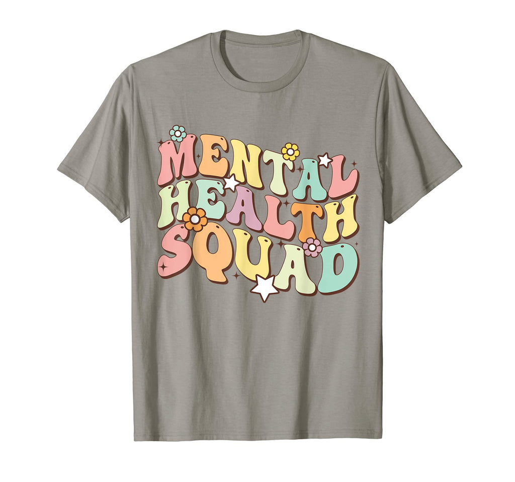 Mental Health Squad Groovy Mental Health T-Shirt - Custom Art Print Unisex - T-Shirt, Sweatshirt, Hoodie