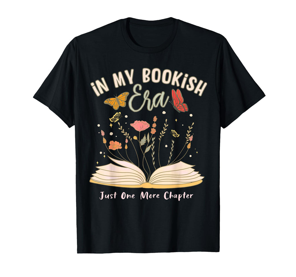 My Bookish Era Book Lover Open Book And T-Shirt - Novelty Apparel Unisex - T-Shirt, Sweatshirt, Hoodie