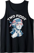 Two Fiddy 250 George Washington Funny 4th of July Tank Top Unisex T-shirt, Sweatshirt, Hoodie, Long Sleeve Tee - T-Shirt, Sweatshirt, Hoodie