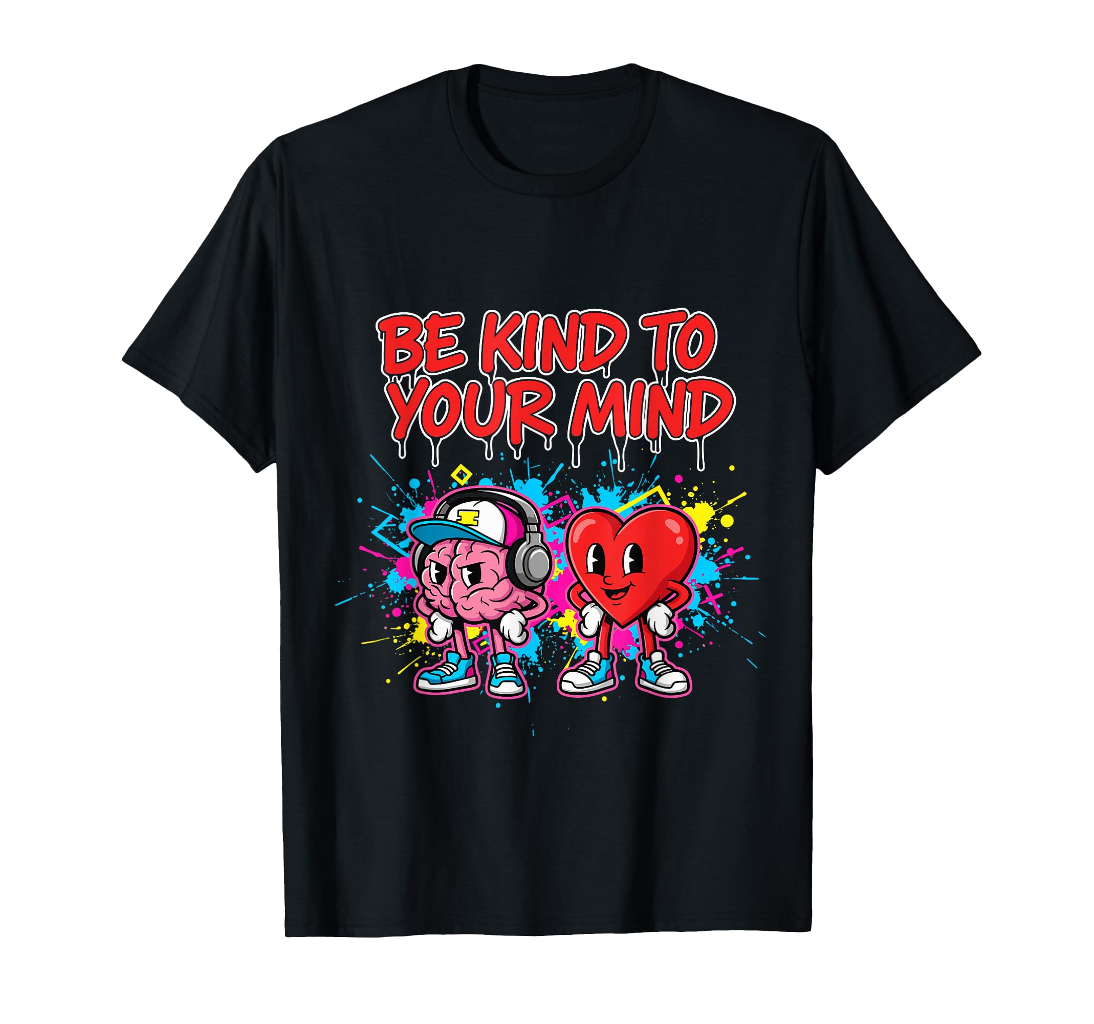 Be Kind To Your Mind Red Ribbon Week T-Shirt - Unique Graphic Unisex - T-Shirt, Sweatshirt, Hoodie