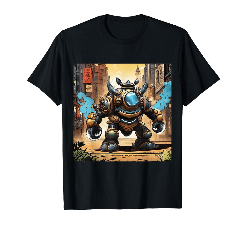 Robot Alien Comic Dystopian Scifi Nerd T-Shirt - Streetwear Style Unisex - T-Shirt, Sweatshirt, Hoodie