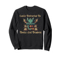 Easily Distracted Books And Dragons Sweatshirt - Minimalist Print Men Women - T-Shirt, Sweatshirt, Hoodie