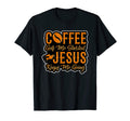 Coffee Gets Me Started Jesus Keeps Me T-Shirt - Trendy Graphic for Adults - T-Shirt, Sweatshirt, Hoodie
