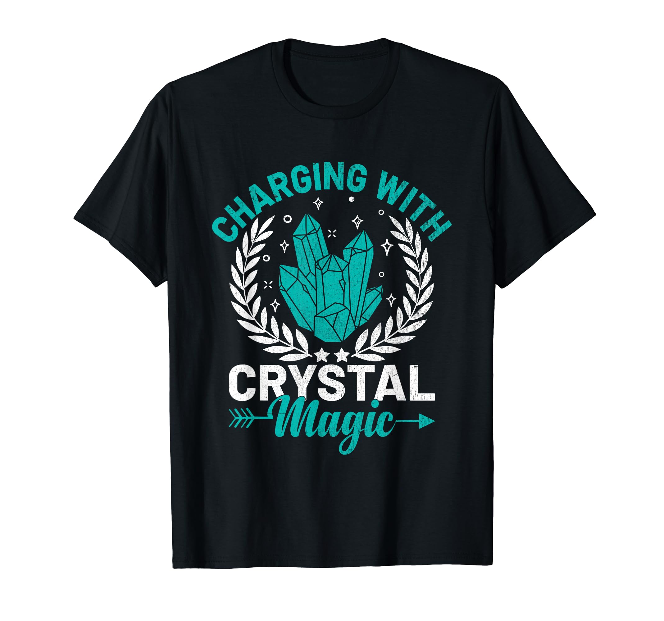 Spiritual Crystal Stones Healing T-Shirt - Custom Art Print Unisex - T-Shirt, Sweatshirt, Hoodie