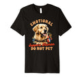 Service Dog Retriever Emotional T-Shirt - Novelty Apparel for Adults - T-Shirt, Sweatshirt, Hoodie