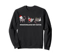 Overstimulated But Festive Funny Possum Sweatshirt - Unique Graphic Unisex - T-Shirt, Sweatshirt, Hoodie
