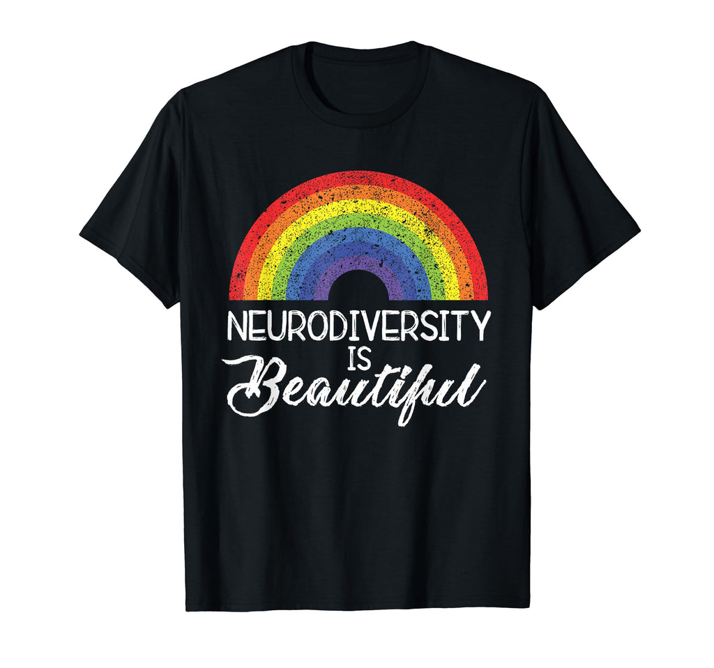 Neurodiversity Proud Neurodivergent Adhd T-Shirt - Unique Graphic Unisex - T-Shirt, Sweatshirt, Hoodie