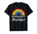 Neurodiversity Proud Neurodivergent Adhd T-Shirt - Unique Graphic Unisex - T-Shirt, Sweatshirt, Hoodie
