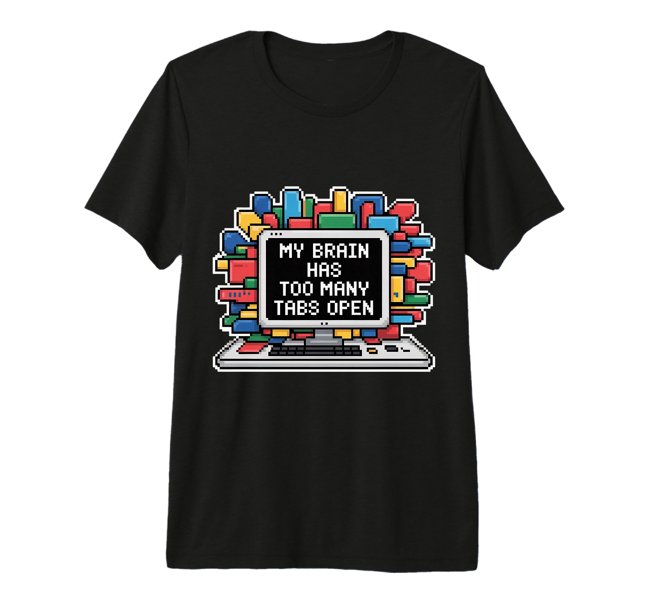 Neurodivergent Adhd Brain Focus Funny T-Shirt - Trendy Graphic for Adults - T-Shirt, Sweatshirt, Hoodie