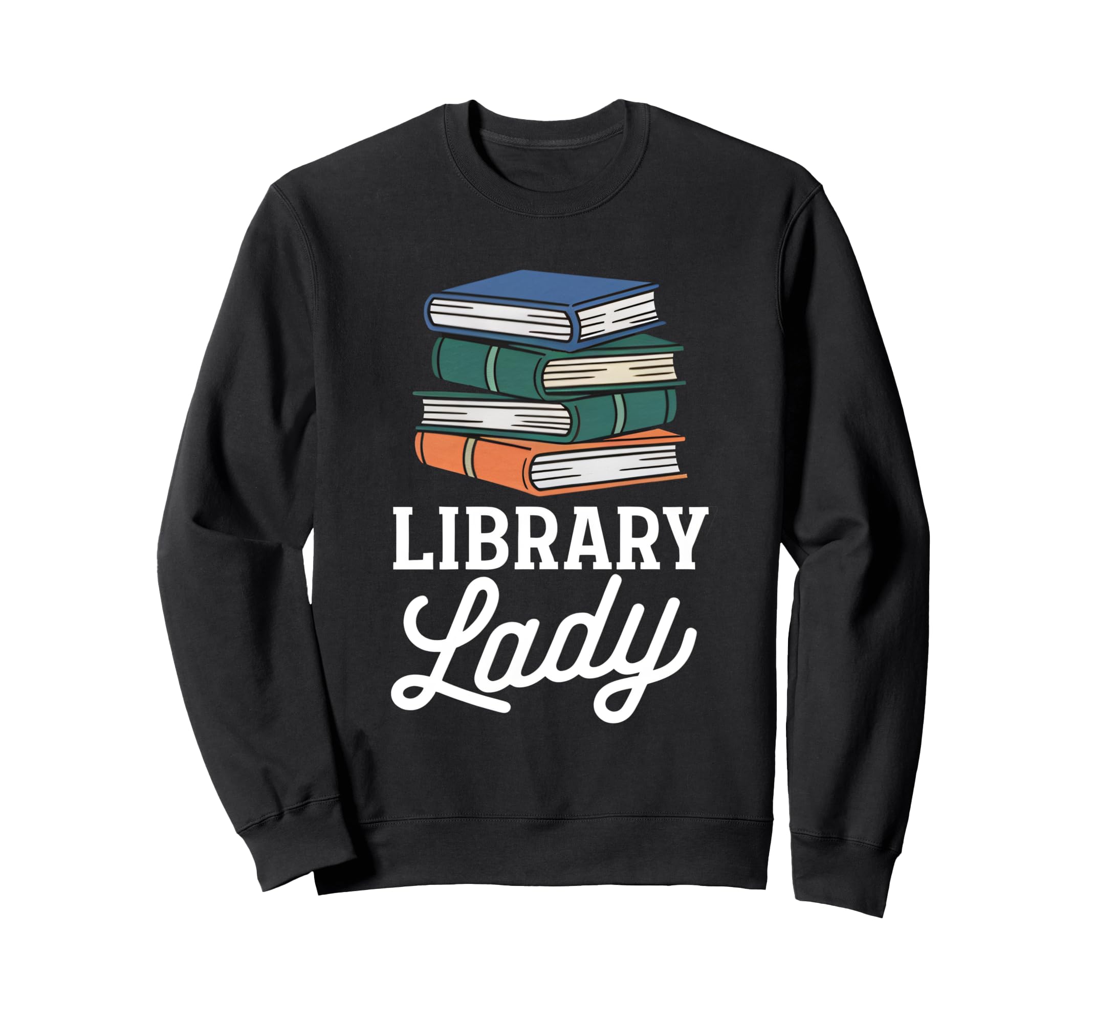 Librarian Library Lady Funny Sweatshirt - Minimalist Print Men Women - T-Shirt, Sweatshirt, Hoodie