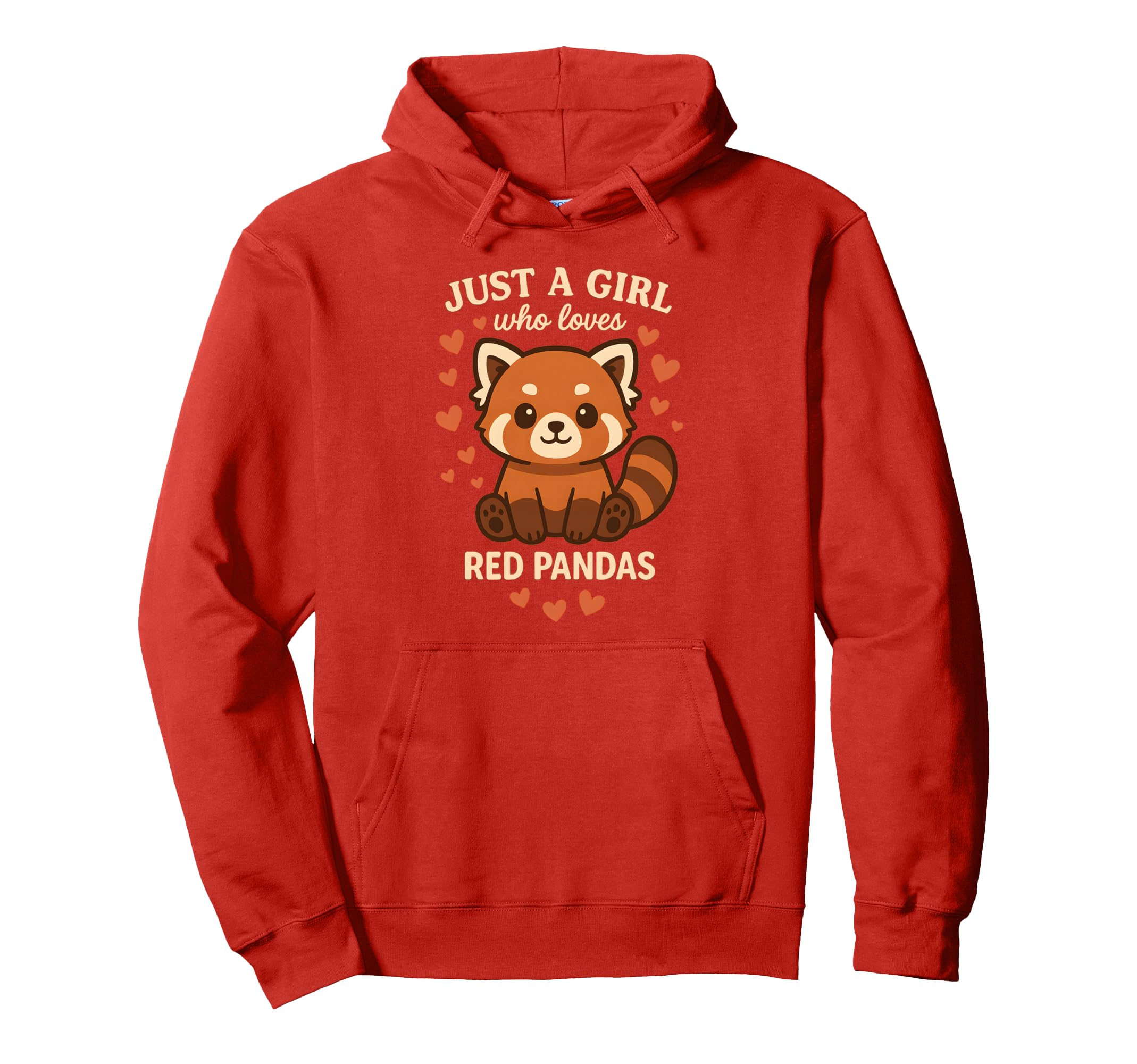 Just Who Loves Red Pandas Hoodie - Aesthetic Graphic Men Women - T-Shirt, Sweatshirt, Hoodie