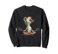 Meditation Hyena Yoga Pose Sweatshirt - Casual Everyday Wear Men Women - T-Shirt, Sweatshirt, Hoodie