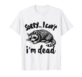 Feral Racoon Raccoon Overstimulated T-Shirt - Fun Novelty Design for Adults - T-Shirt, Sweatshirt, Hoodie