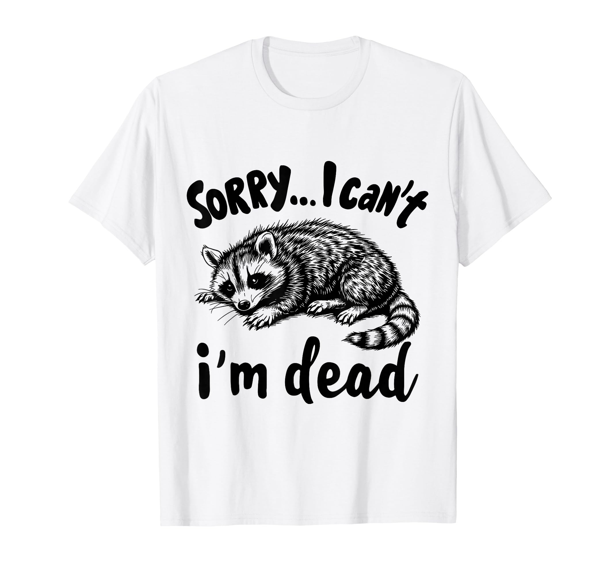 Feral Racoon Raccoon Overstimulated T-Shirt - Fun Novelty Design for Adults - T-Shirt, Sweatshirt, Hoodie