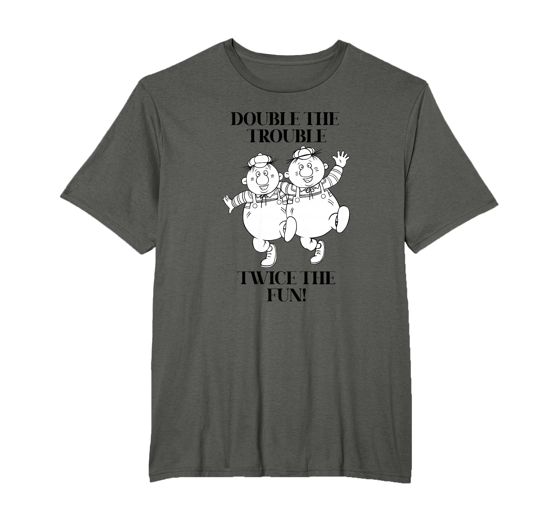 Alice Double Trouble Tweedledum T-Shirt - Streetwear Style Men Women - T-Shirt, Sweatshirt, Hoodie