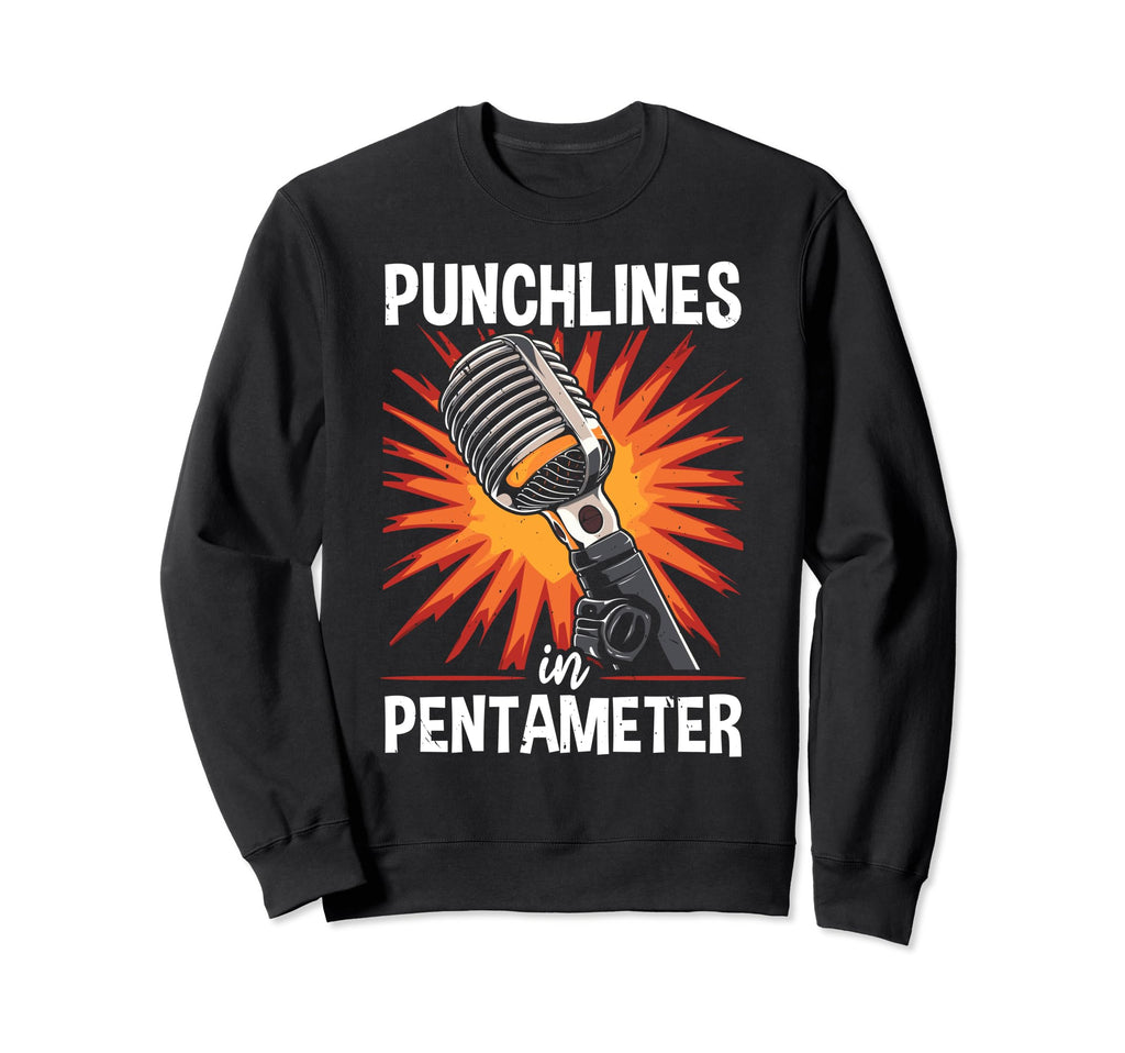 Poetry Slam Poet Novel Writer Poem Sweatshirt - Unique Graphic Men Women - T-Shirt, Sweatshirt, Hoodie