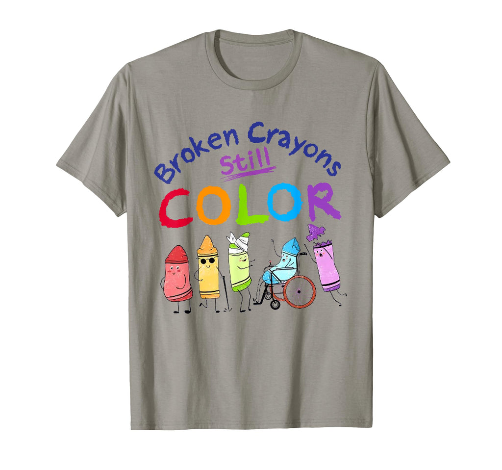 Broken Crayons Still Color Mental Health T-Shirt - Unique Graphic Men Women - T-Shirt, Sweatshirt, Hoodie