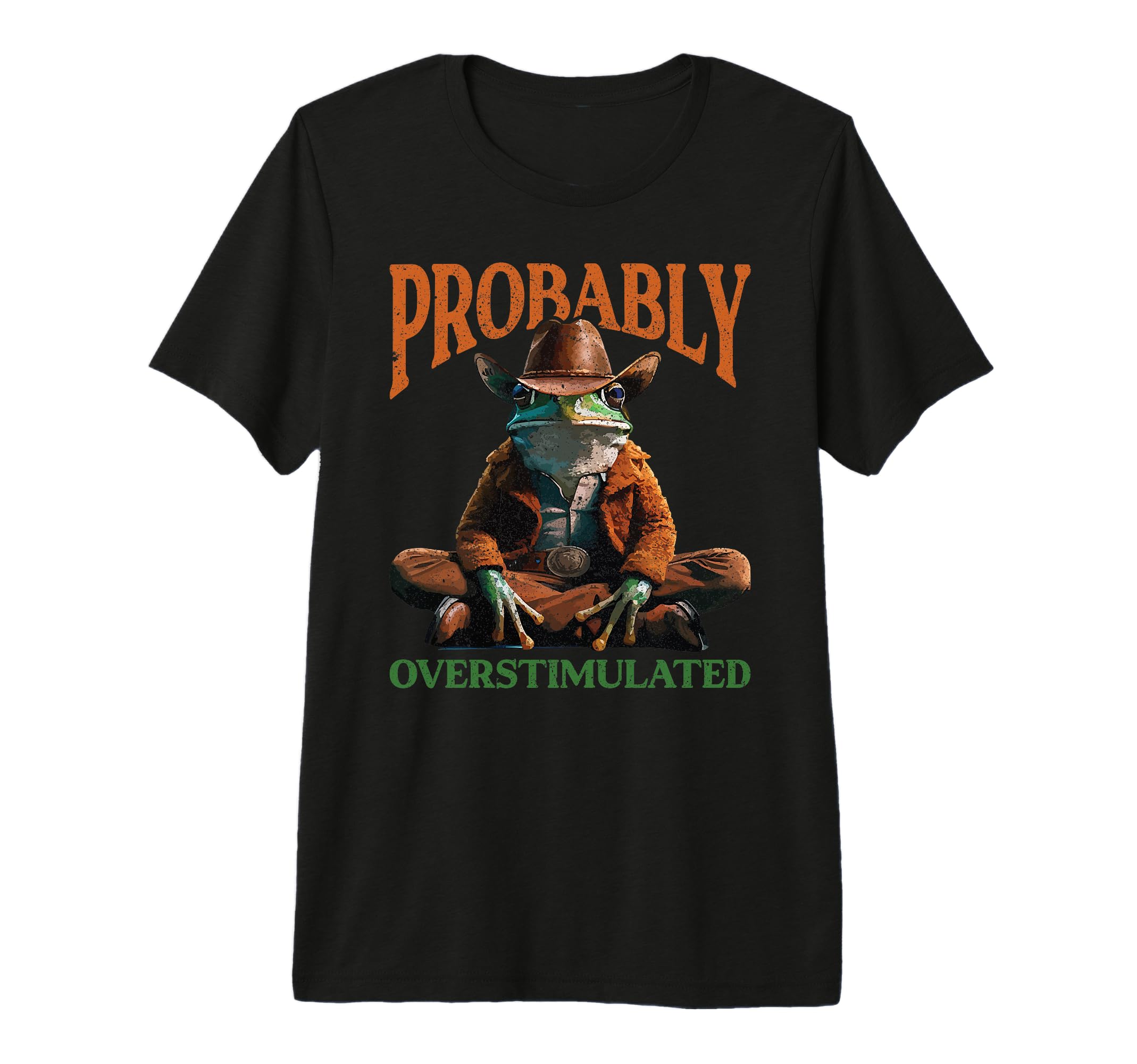 Probably Overstimulated Tri Blend T-Shirt - Aesthetic Graphic Unisex - T-Shirt, Sweatshirt, Hoodie