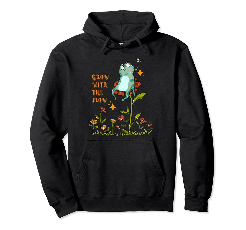 Frog And Positive Message Life Journey Hoodie - Fun Novelty Design Unisex - T-Shirt, Sweatshirt, Hoodie