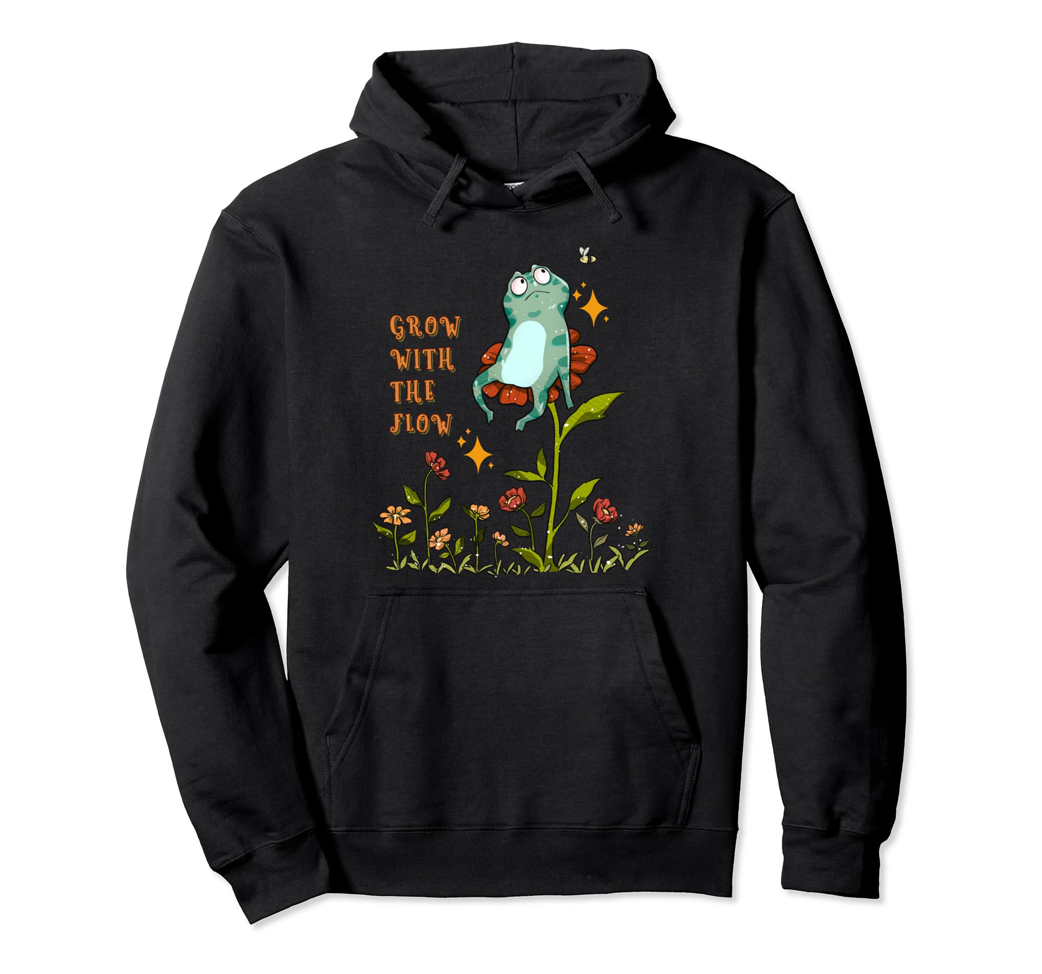 Frog And Positive Message Life Journey Hoodie - Fun Novelty Design Unisex - T-Shirt, Sweatshirt, Hoodie
