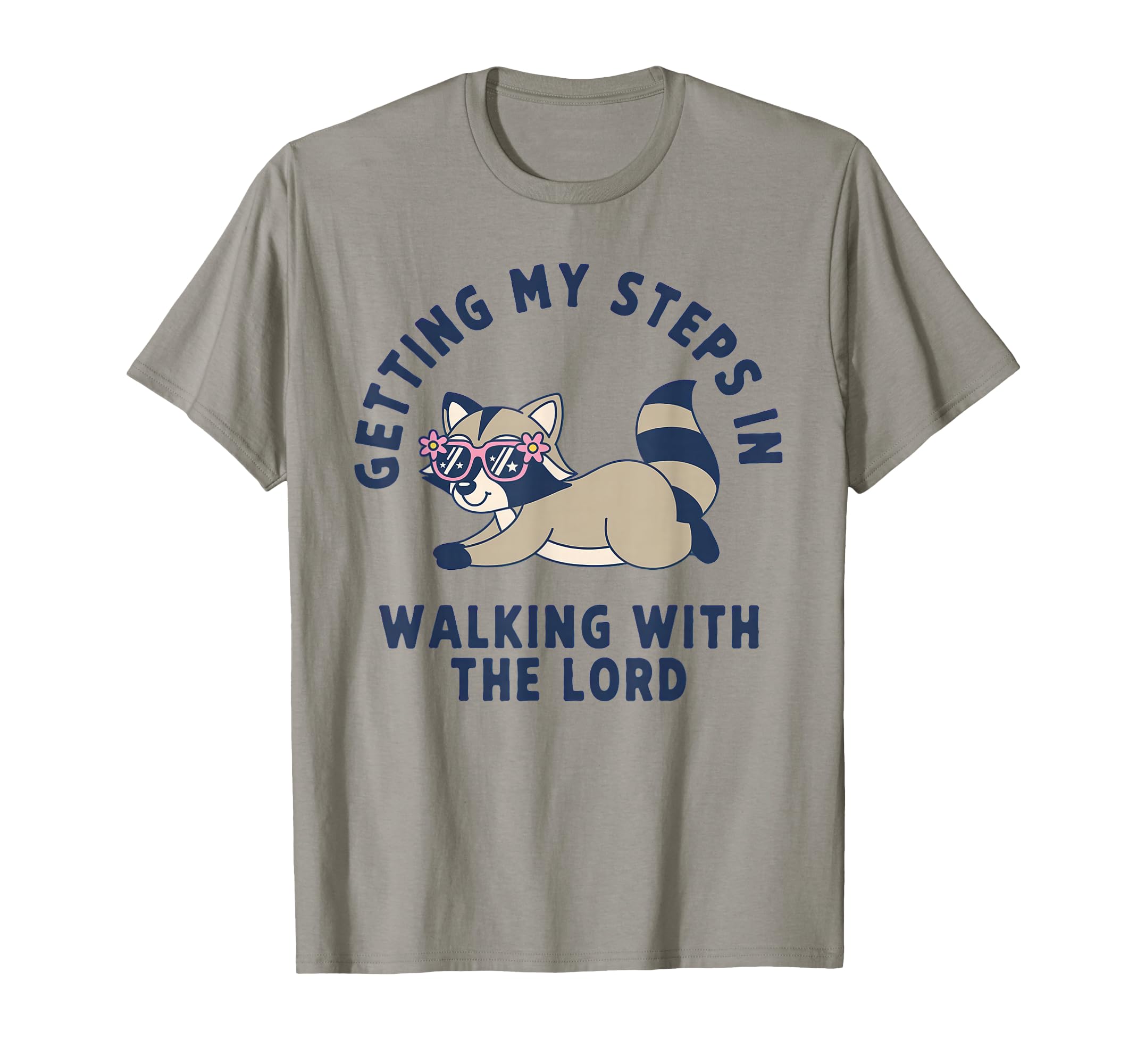 Getting My Steps Walking Lord Raccoon T-Shirt - Unique Graphic Men Women - T-Shirt, Sweatshirt, Hoodie