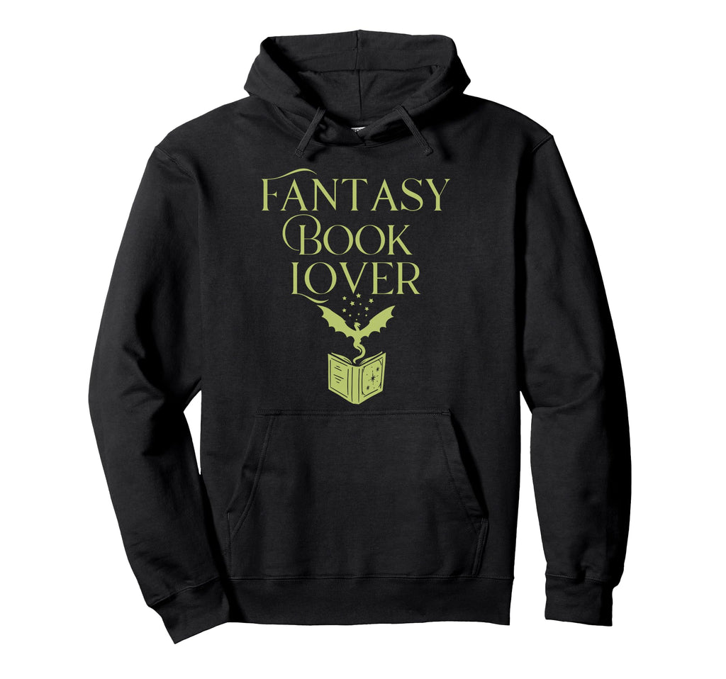 Fantasy Book Lover Dragons And Magic Hoodie - Aesthetic Graphic Unisex - T-Shirt, Sweatshirt, Hoodie