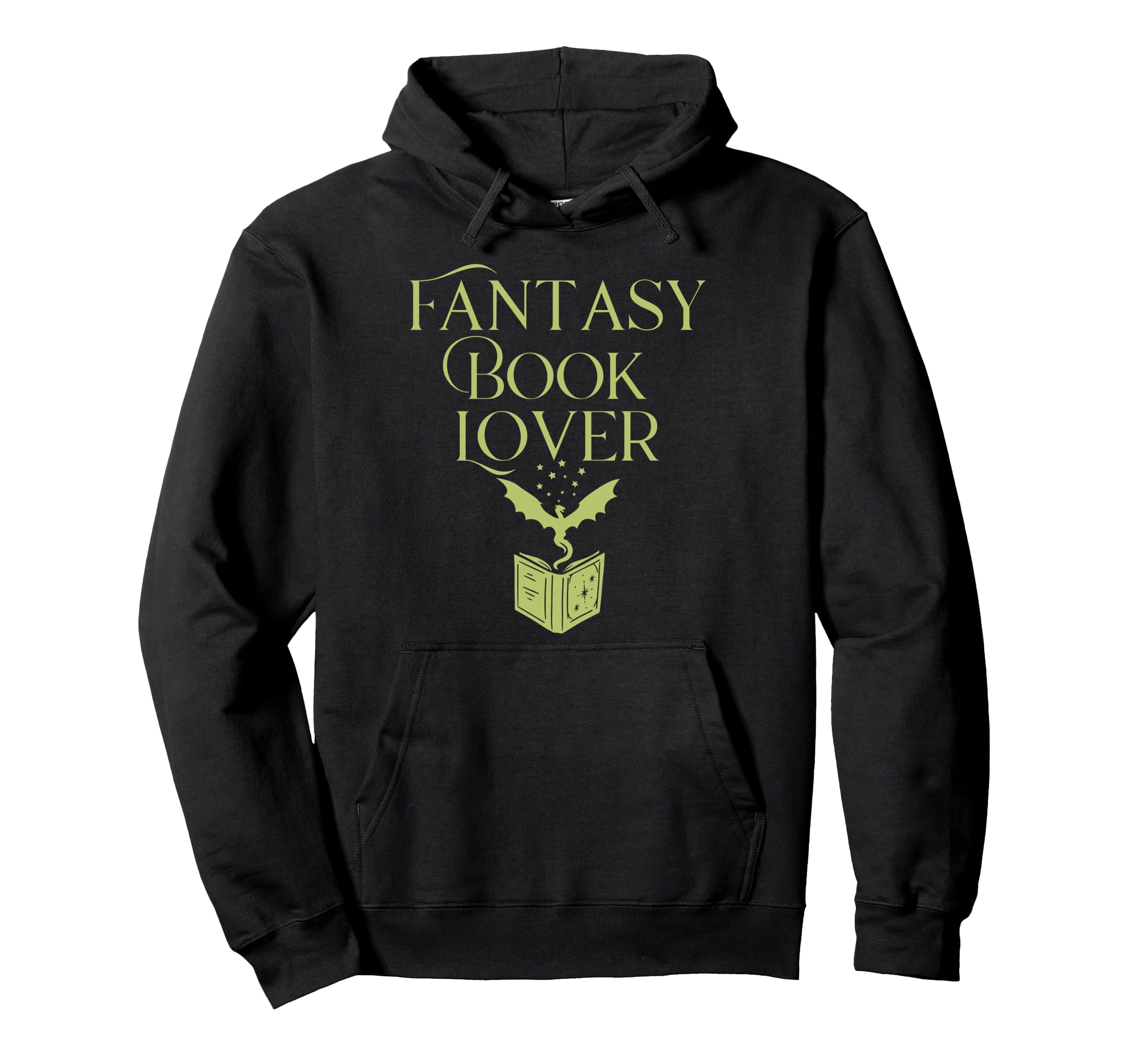 Fantasy Book Lover Dragons And Magic Hoodie - Aesthetic Graphic Unisex - T-Shirt, Sweatshirt, Hoodie
