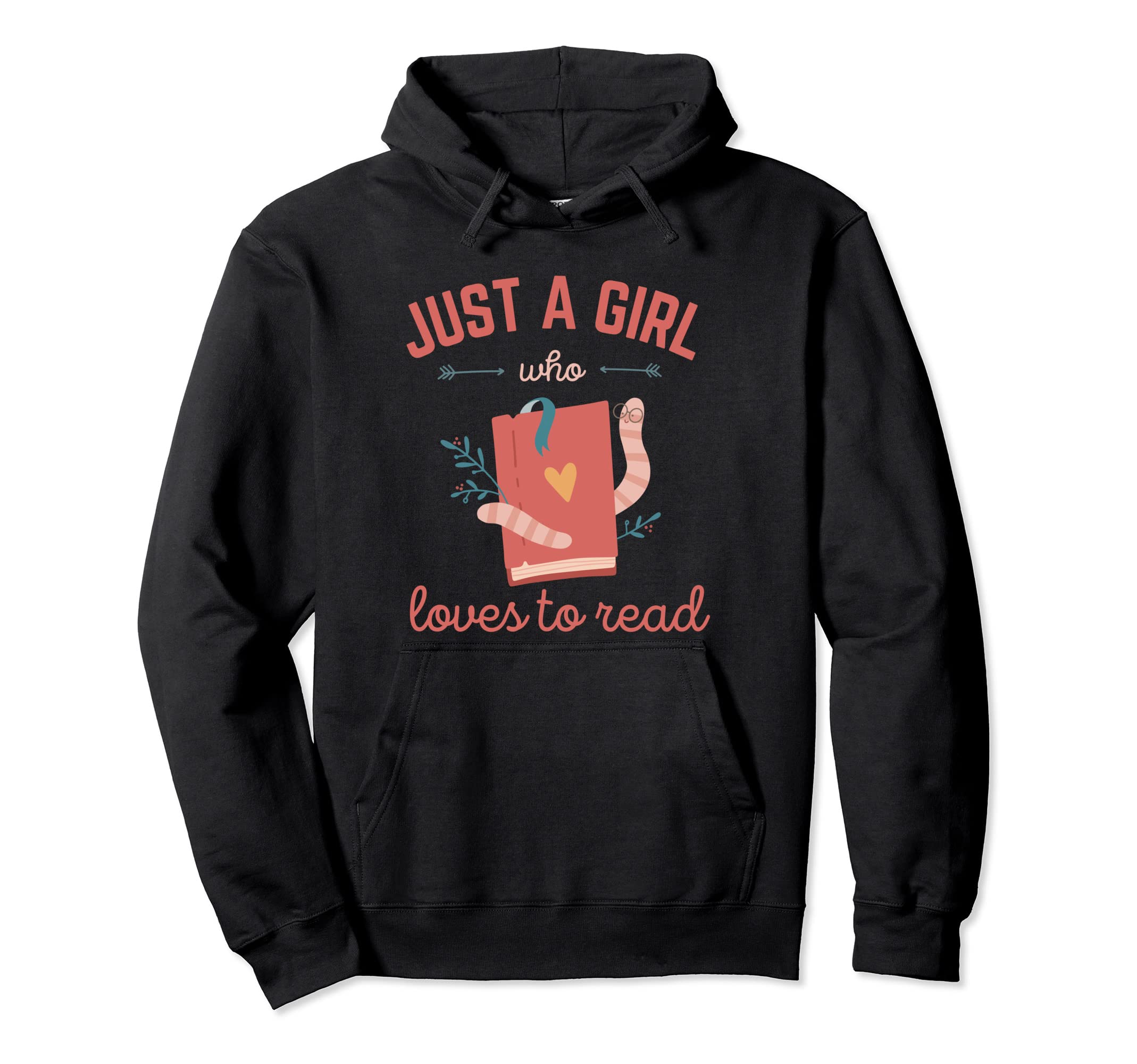Just Who Loves To Read Book Lover Nerd Hoodie - Custom Art Print Men Women - T-Shirt, Sweatshirt, Hoodie