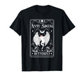 Mothman Tarot Card Antisocial T-Shirt - Minimalist Print for Adults - T-Shirt, Sweatshirt, Hoodie