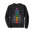 Buddha Yoga Lotus Pose Chakras Sweatshirt - Minimalist Print Unisex - T-Shirt, Sweatshirt, Hoodie