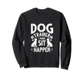 Dog Trainer Commands Obedience Sweatshirt - Fun Novelty Design for Adults - T-Shirt, Sweatshirt, Hoodie