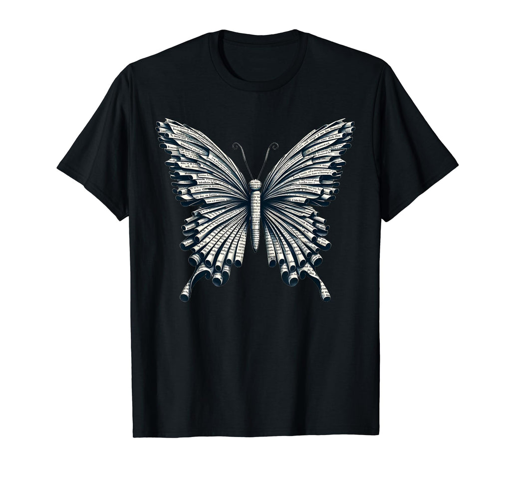 Books Butterfly Book Lover Reading T-Shirt - Unique Graphic for Adults - T-Shirt, Sweatshirt, Hoodie