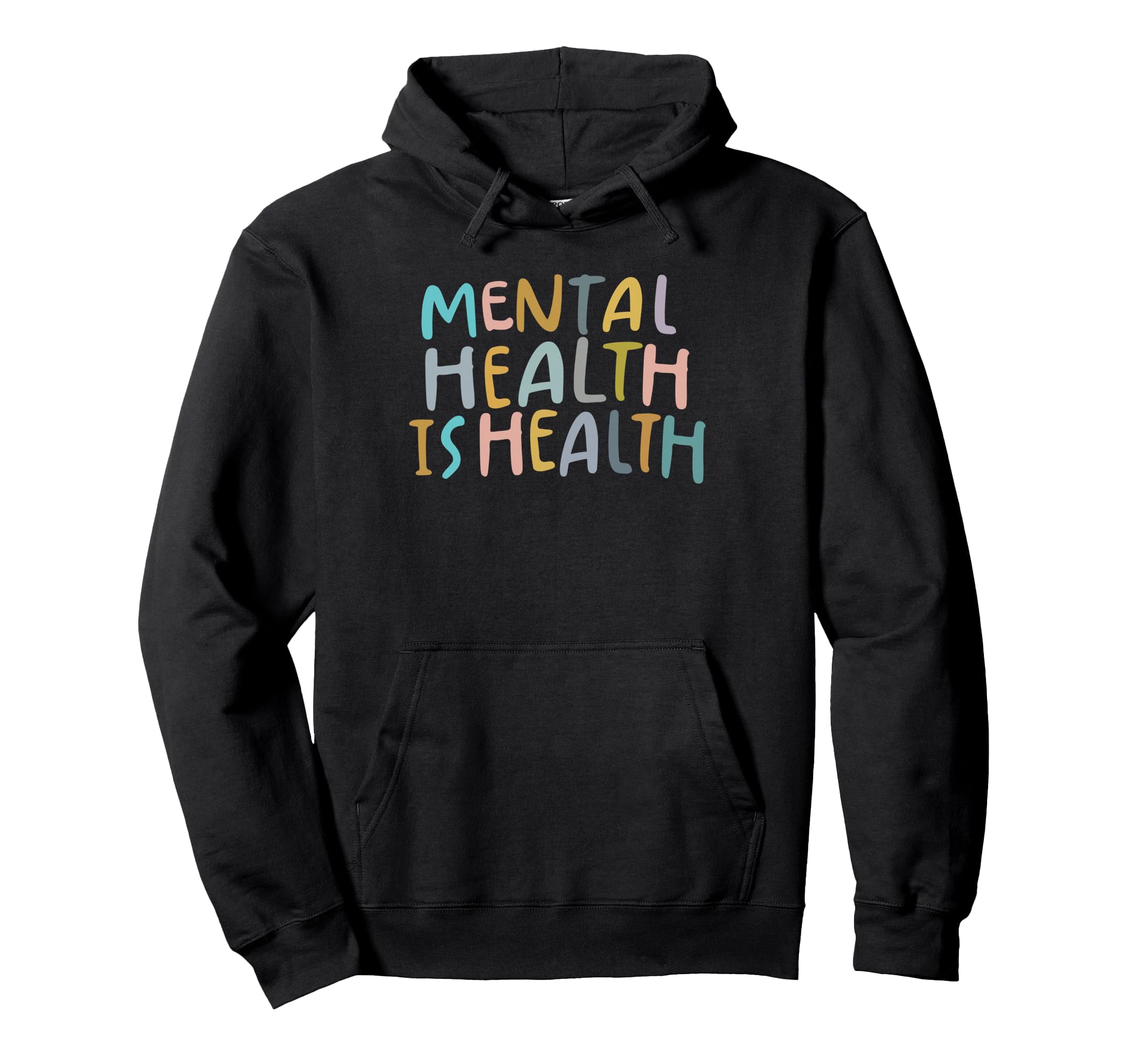 Mental Health Is Health Raise Awareness Hoodie - Aesthetic Graphic Unisex - T-Shirt, Sweatshirt, Hoodie
