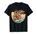Water Dragons Sea And Waves T-Shirt - Unique Graphic for Adults - T-Shirt, Sweatshirt, Hoodie