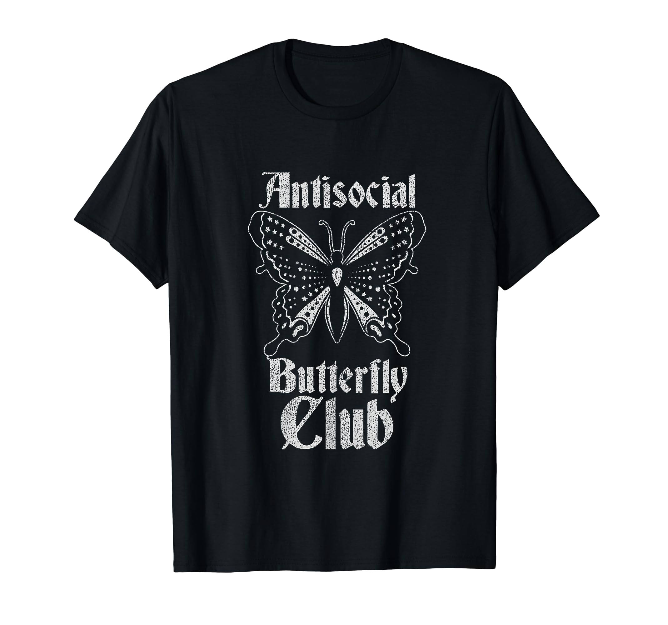 Antisocial Butterfly Club Introvert Goth T-Shirt - Minimalist Print Unisex - T-Shirt, Sweatshirt, Hoodie