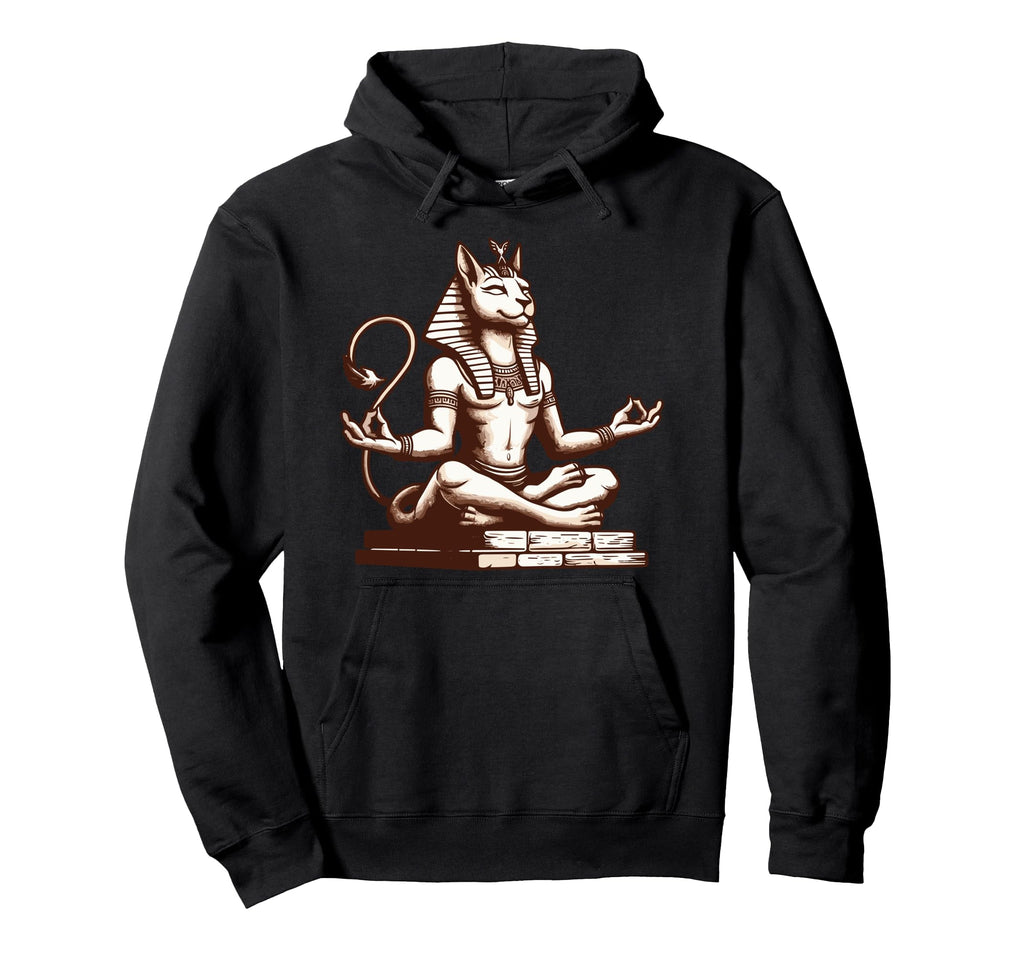 Meditation Sphynx Yoga Pose Relaxing Hoodie - Unique Graphic for Adults - T-Shirt, Sweatshirt, Hoodie