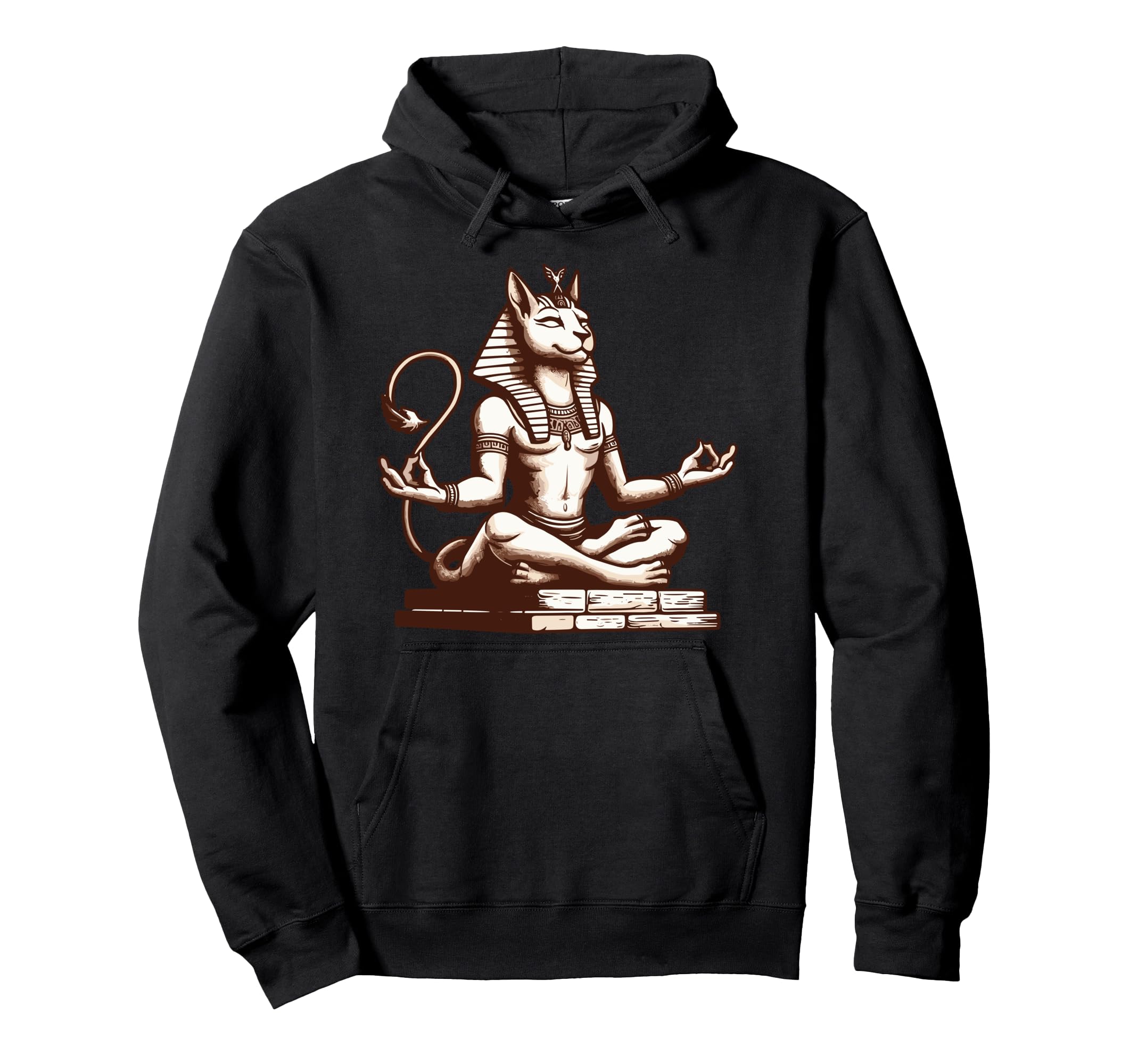 Meditation Sphynx Yoga Pose Relaxing Hoodie - Unique Graphic for Adults - T-Shirt, Sweatshirt, Hoodie