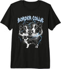 Border Collie Vintage 90s Heavy Metal Style Dog Lover Premium Tri-Blend T-Shirt Unisex T-shirt, Sweatshirt, Hoodie, Long Sleeve Tee - T-Shirt, Sweatshirt, Hoodie