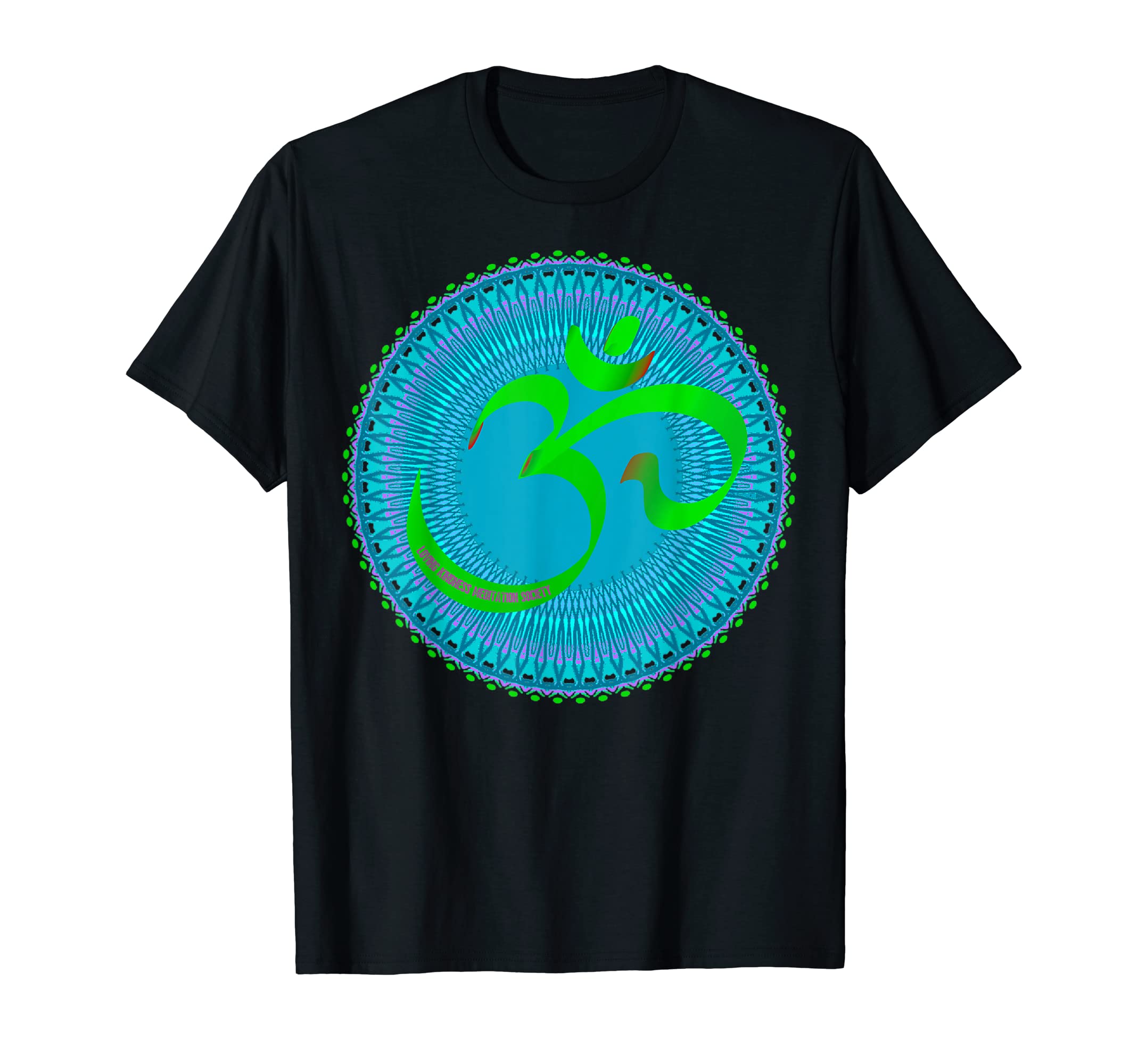 Mindfulness Om Ohm Mandala Buddhism T-Shirt - Fun Novelty Design Unisex - T-Shirt, Sweatshirt, Hoodie