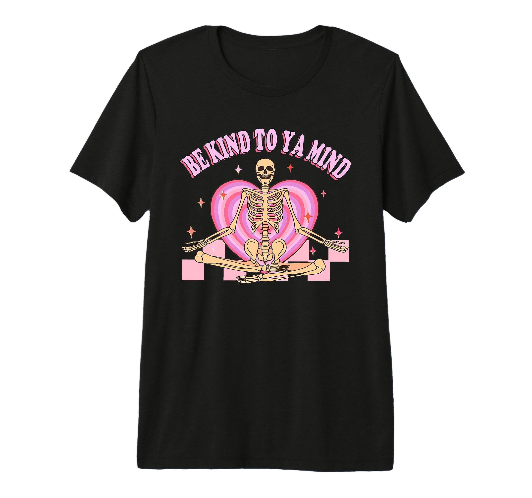 Funny Skeleton Meditation Mindfulness T-Shirt - Aesthetic Graphic Unisex - T-Shirt, Sweatshirt, Hoodie