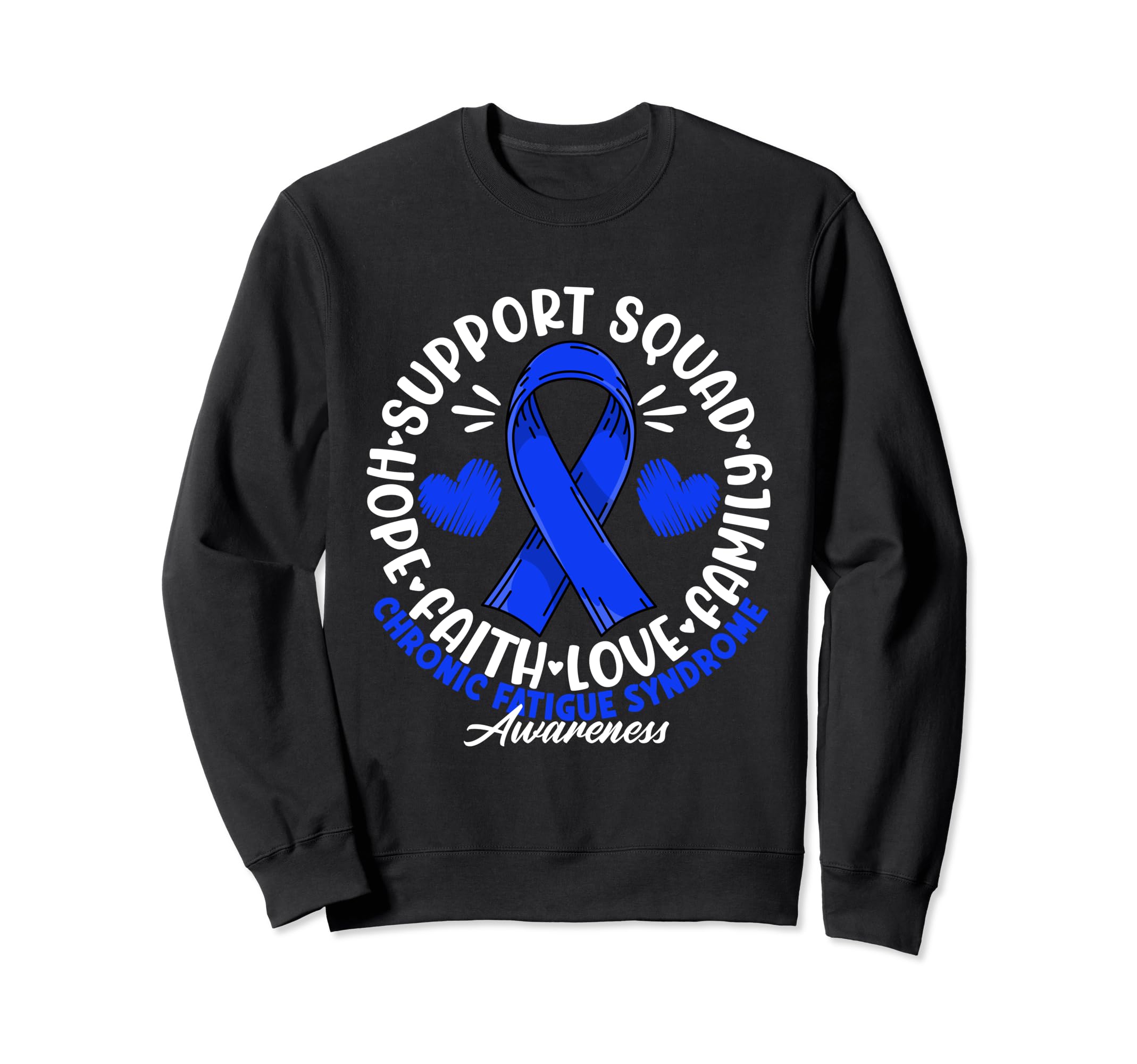 Support Awareness Squad I Me Cfs Sweatshirt - Aesthetic Graphic Men Women - T-Shirt, Sweatshirt, Hoodie
