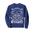 Antisocial Butterfly Funny Sweatshirt - Minimalist Print for Adults - T-Shirt, Sweatshirt, Hoodie